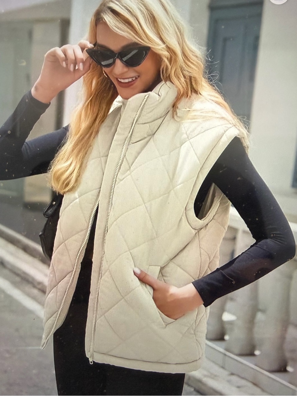 Quilted Sleeveless Puffer Vest - NWT - Size XL